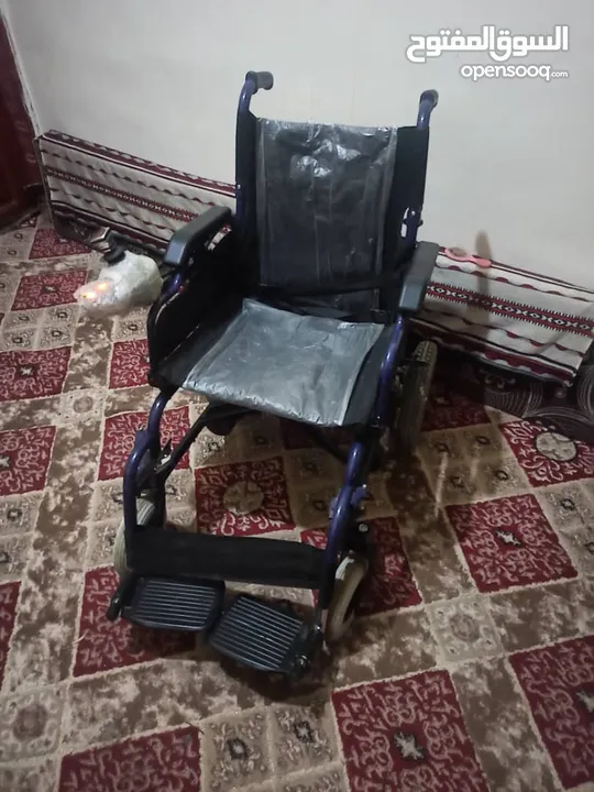 كرسي كهربائي متحرك للمعاقين جديد مستخدم شهر فقط