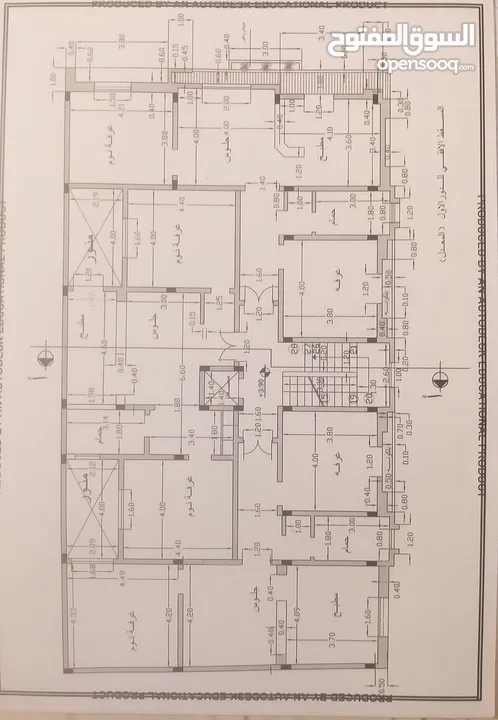 عمارة للايجار تحت التشطيب  على الطريق رئيسي