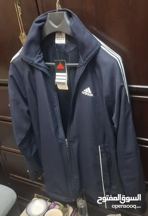 adidas jacket blue