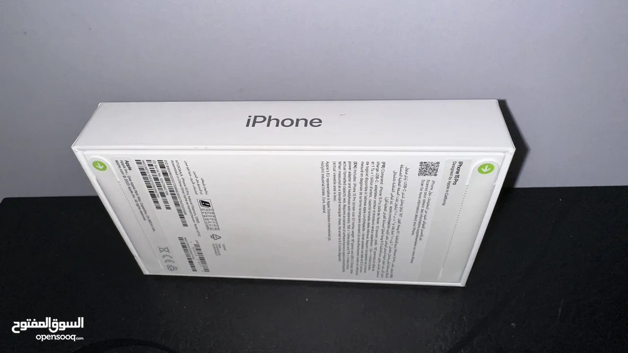 iPhone 15 Pro  جديد بكرتونه ما مفتوح