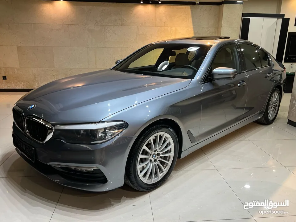 BMW 530i 2017 وارد شركه ابو خضر مالك اول فحص كامل بحاله الوكاله