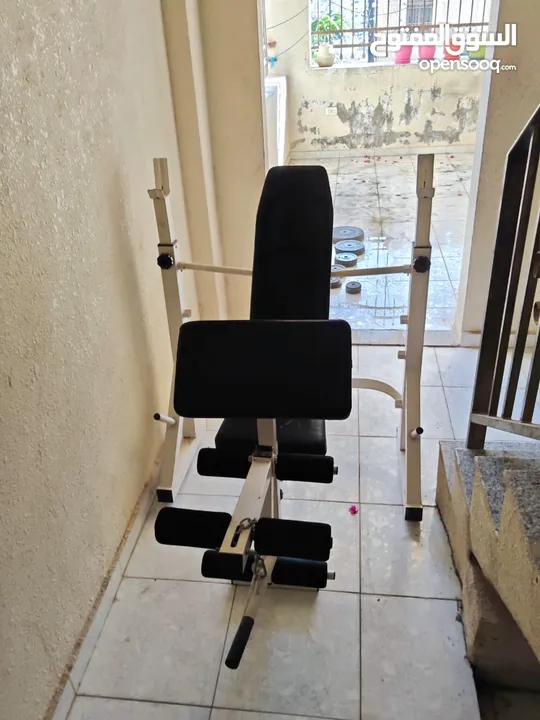 بنش  تمارين مع  وزن مع بارين مستقيم