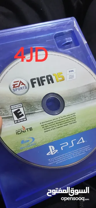 CD PS4 مستعمل عرض خاص خصم3دنانير