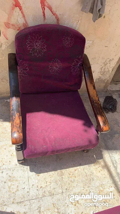 طقم كنب خشب زان