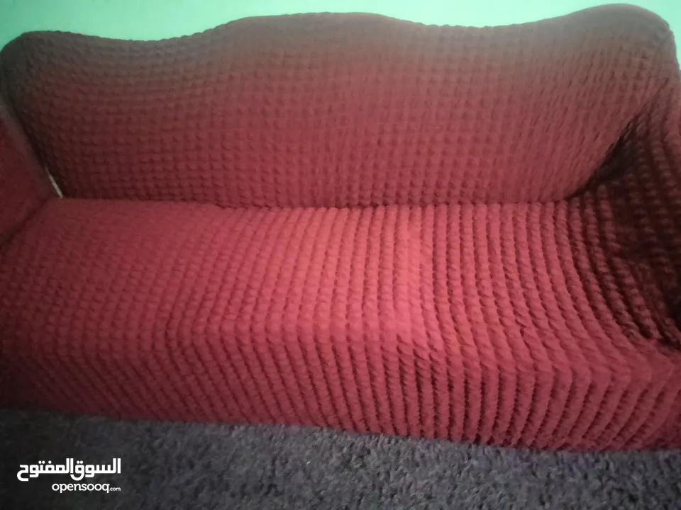 كفر كنب تركي للبيع مستعمل 7 مقاعد  مجوزة وثنائية ومفردتين
