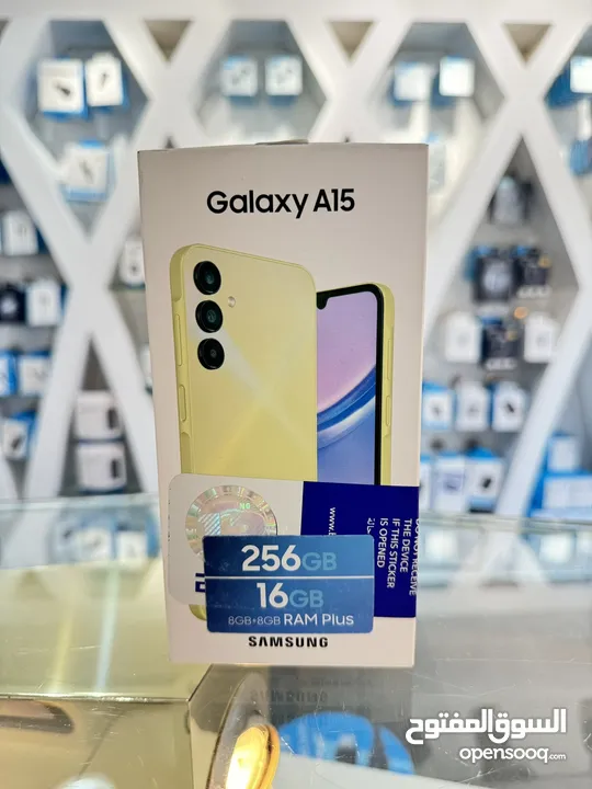 Samsung Galaxy A15  ‎‏‎‏8 ram / 256 GB  ‎‏‎جديد بالكرتونة ‎‏‎كفالة الوكيل BMS