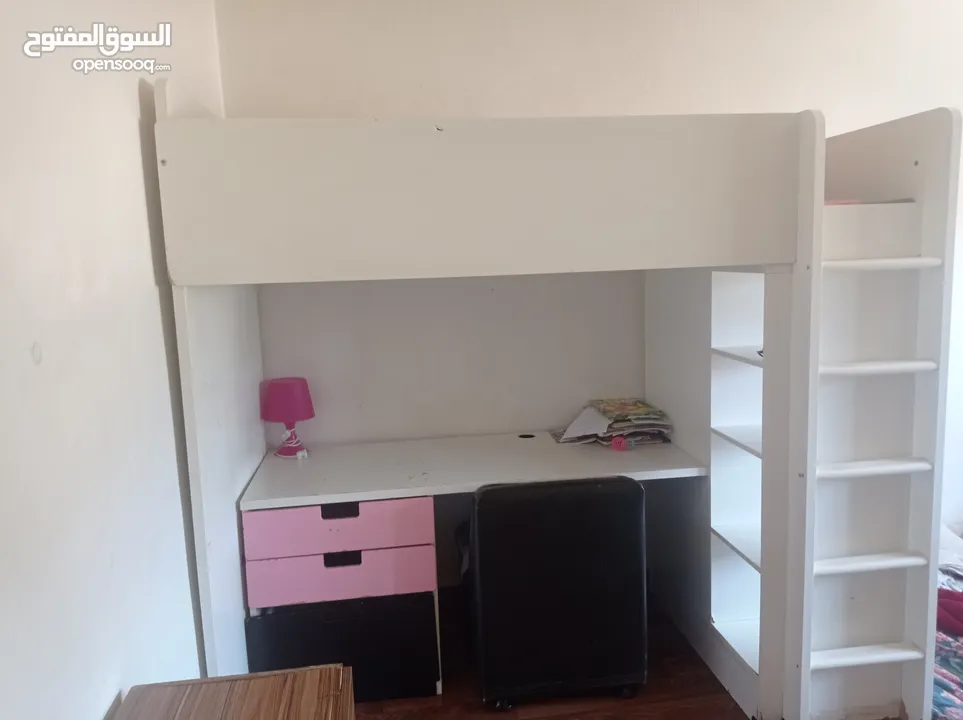 ايكيا  تخت ،+مكتب+خزانه بابين