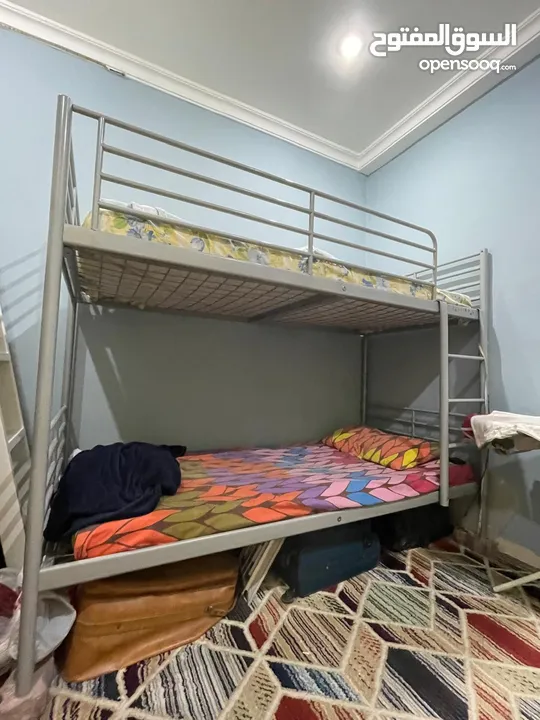 Double bunk bed in good condition with mattresses
