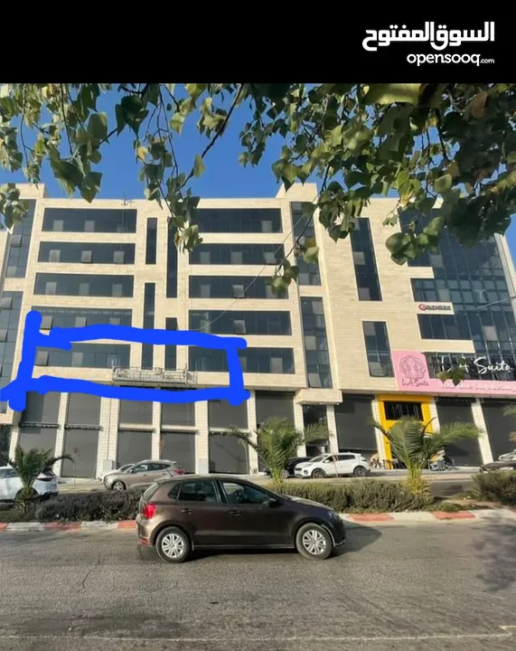 طابق تجاري للبيع الطيرة سنتر مقابل نيلسون مانديلا الشارع الرئيسي
