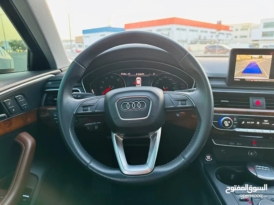 Audi A4 2018 - GCC -1.4L S Line - Original Paint- Full Service History-Available n ZERO Down Payment