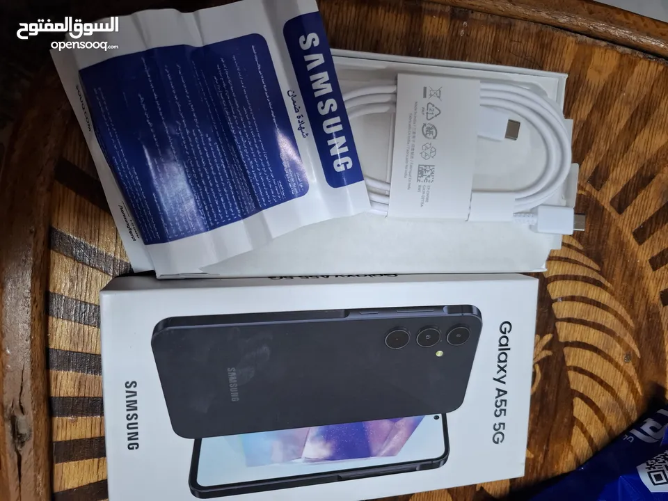 Samsung Galaxy A55 8 GB ram 256 GB Storage open Awesome Navy color