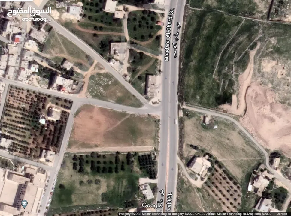 قطعة أرض للبيع بجانب شارع مادبا الغربي (ناعور - حسبان)