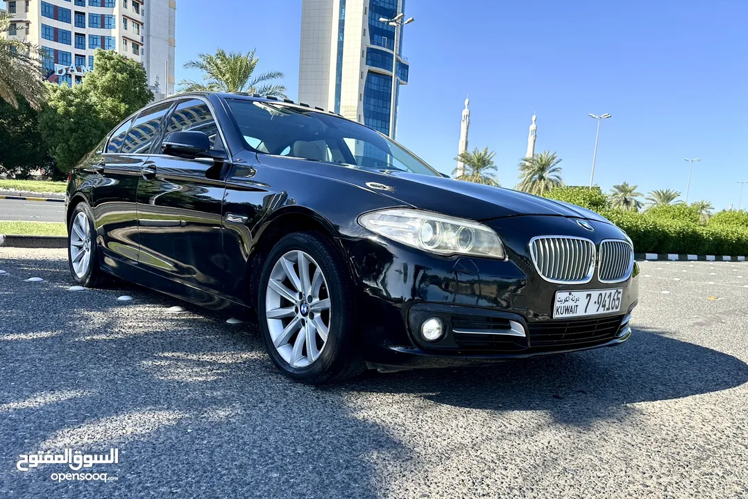 ‏BMW 520 I 2015 العداد 215 السعر 3250