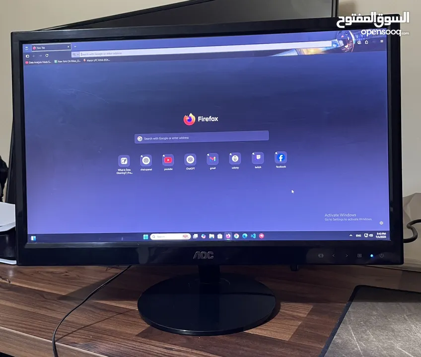 شاشة AOC E2251SW 21.5-inch full hd 60Hz