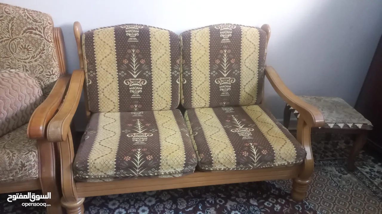 طاولة سفرة 5 كراسي مع طقم مورس 7 مقاعد
