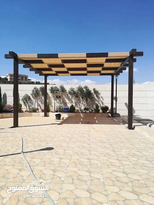 مظلات و اشرعة و برقولات
