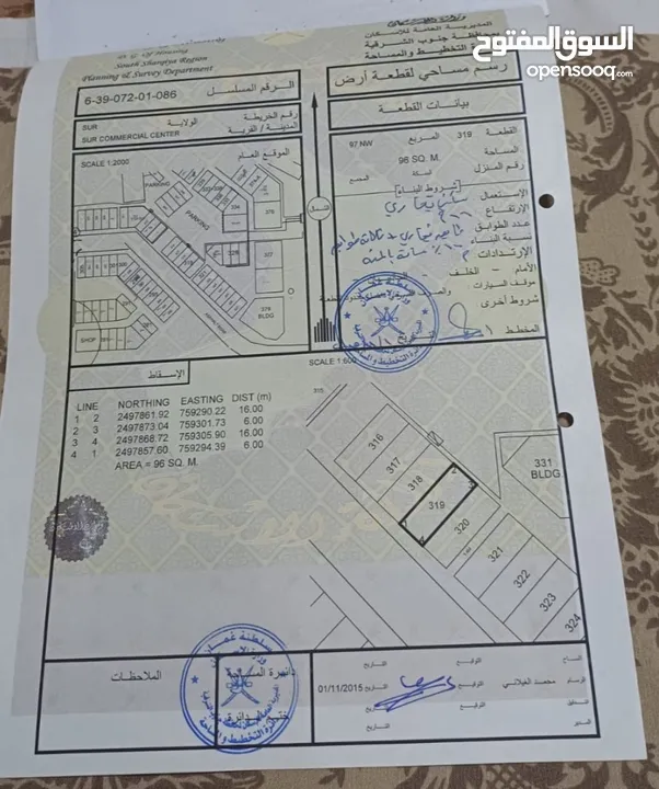 بنايه للبيع او الإيجار او الاستثمار  بالسوق العام عند محلات الاستشارات الهندسية 0