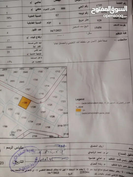 ارض للبيع لبقعان إسكان المهندسين