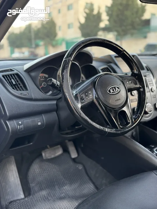 كيا فورتي للبيع بحالة ممتازه  Kia Forte 2013 لون اسود فحص كامل