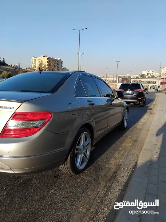 مرسيدس c200 2008 اصلي افنجارد فل الفل  لون شمباني مميز