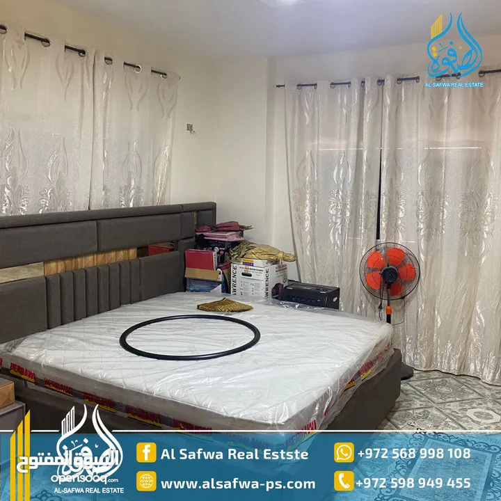 شقه مفروشه للايجار بتونيا قرب دوار المدارس