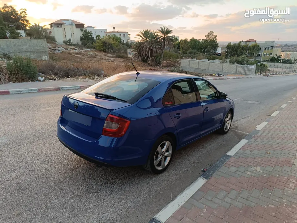 سكودا رابيد اتماتك 1400 تيربو 2019 بنزين بسعر حرق 56000 البدل وارد