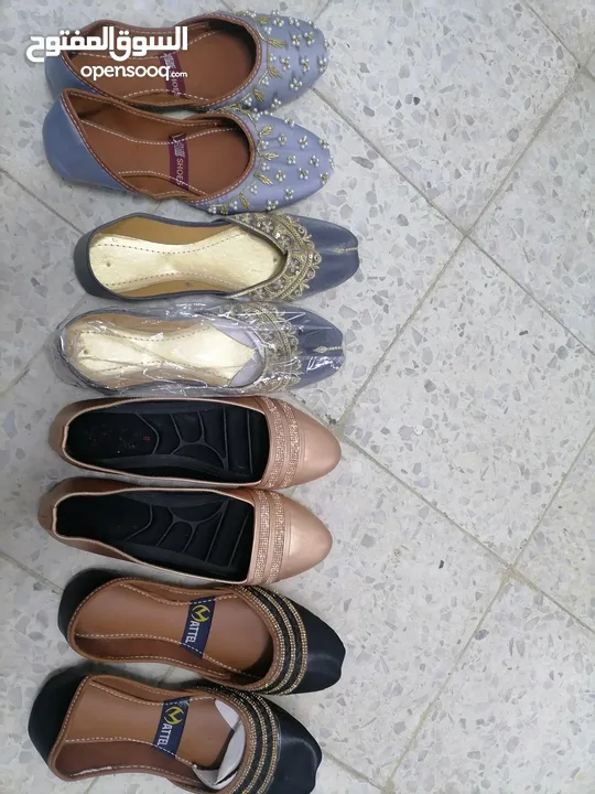 Shoes /Khussa for sale new.  All of them are 37 or 38. Pakistani fancy dresses for sale