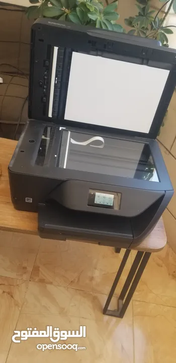 طابعات hp ملون مع سكانر وفاكس ويرلس وحبر فل