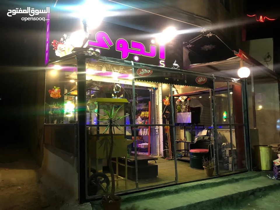 محل قهوة للبيع