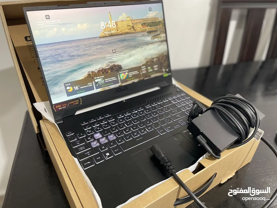 Asus TUF A15 Laptop مستخدم اقل من سنة حالة جديدة