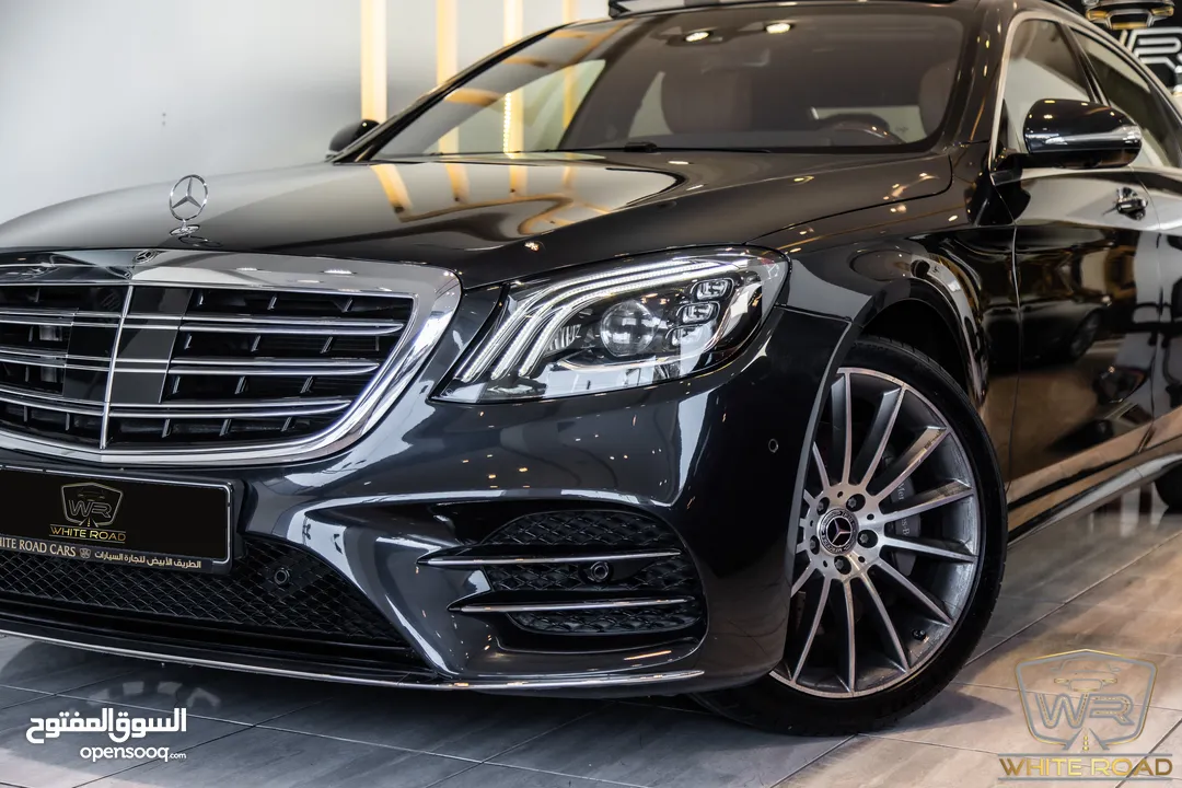 Mercedes S320 2018 Amg kit   السيارة وارد الشركة و قطعت مسافة 40,000 كيلو متر فقط