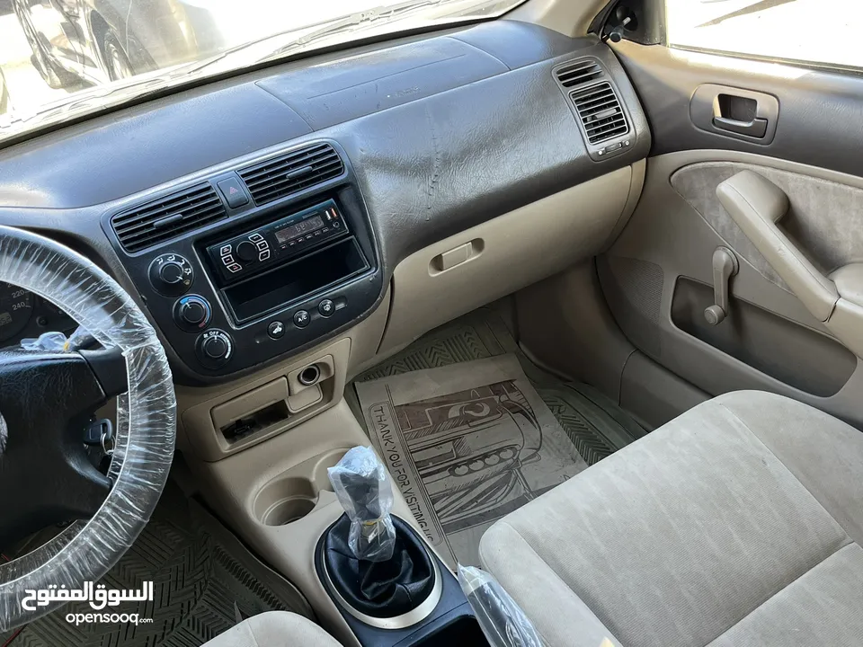 هونــدا سيفيـــك بنــزيـن اصلـــي 2003 مميـــزة جـــداً للبيـــع بسعـــر مغــري كـاش او اقســـاط