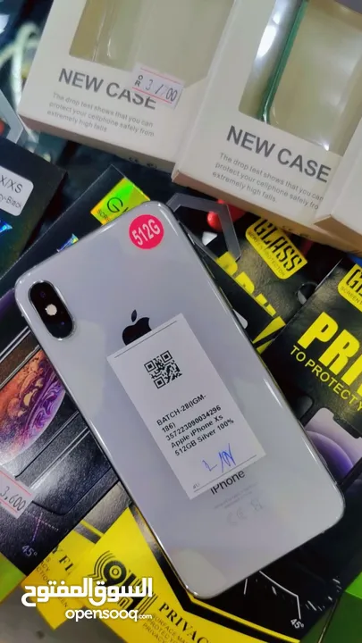 عرض خااص : iPhone xs 512gb بالذاكرة العملاقة هاتف نظيف جدا بدون اي شموخ و بأقل سعر من دكتور فون