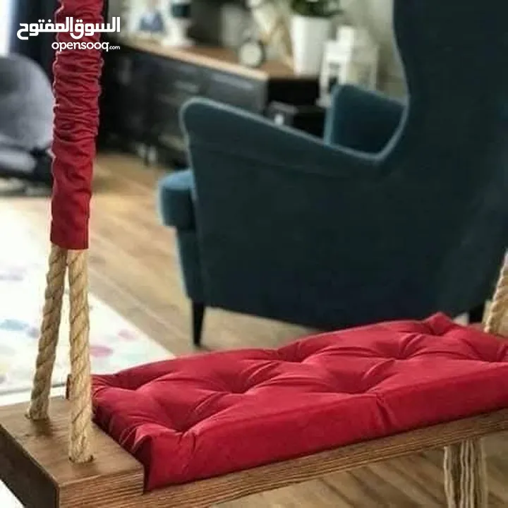 مرجيحة مزدوجة للاطفال   تمنح الطفل جوا من المتعة واللعب  مرجيحه حديد بمواصفات عاليه وتصنيع باحدث الم