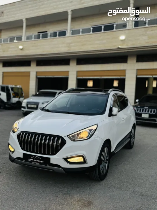 توسان 14/15 فل مسكر اضافات 4*4 بنوراما يد اولى  سعر مميز كاااش او بدل  انس ابو صلاح  عرابة جنين