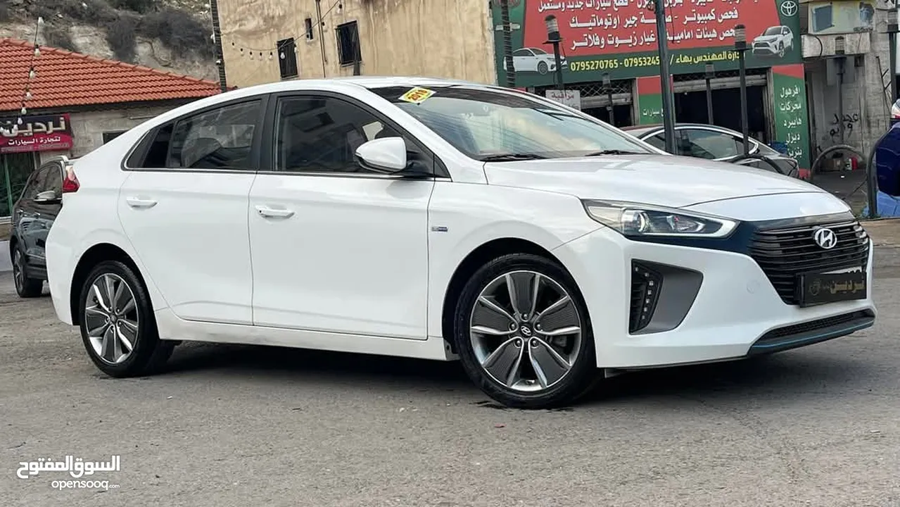 هيونداي ايونيك 2018  هايبرد مواصفات خاصه جمرك حديث تب نظافه