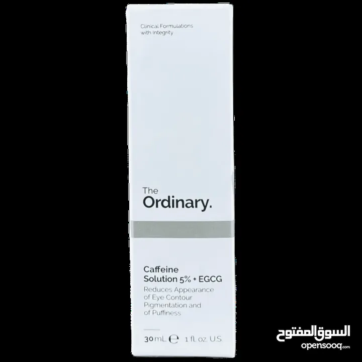 محلول الكافيين 5% + EGCG من ماركة The Ordinary(يقلل من مظهر الانتفاخ والهالات الداكنة تحت العين)