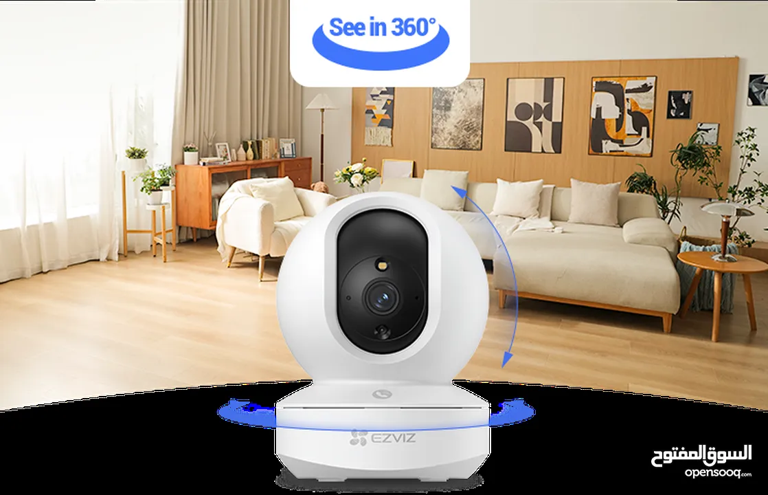 كاميرا مراقبة واي فاي ازفيز عالية الدقة  EZVIZ TY1  Camera 1080FHD Smart AI Detection