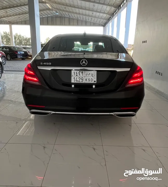 مرسيدس 2018 S450 عداد 135ألف خليجي