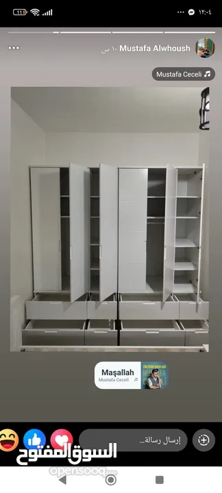 خزائن خشب 3 ابواب  خزائن خشب 4ابواب  خزائن خشب 2باب  بأسعار مناسبه