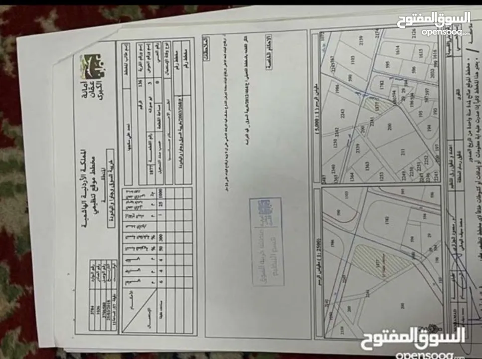ارض صناعي للبيع في الرقيم
