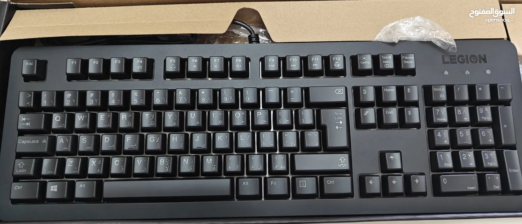 Lenovo Legion KM300 RGB gaming keyboard and mouse, AR/EN