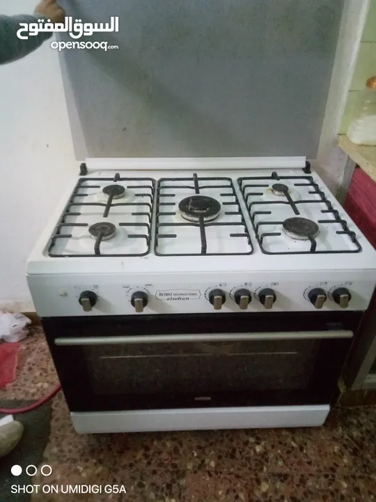 فرن غاز رومو انترنتشونال مستعمل اقل من سنه