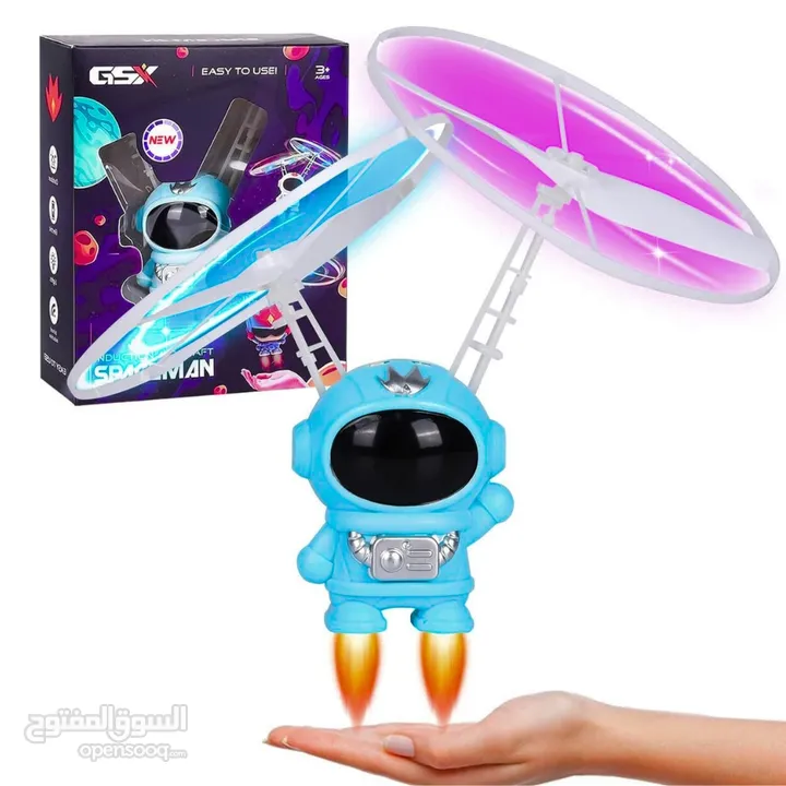 Astronaute volant UFO à détection de geste jouet pour enfants avec télécommandé