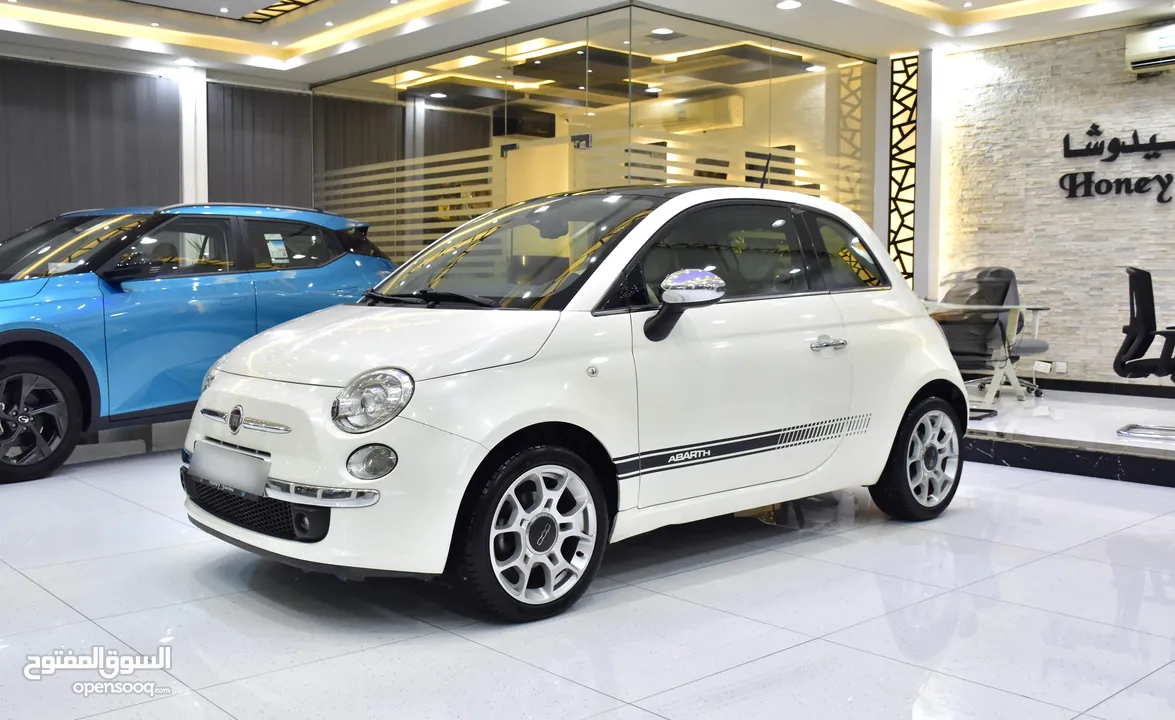 Fiat 500 ( 2015 Model ) in White Color GCC Specs