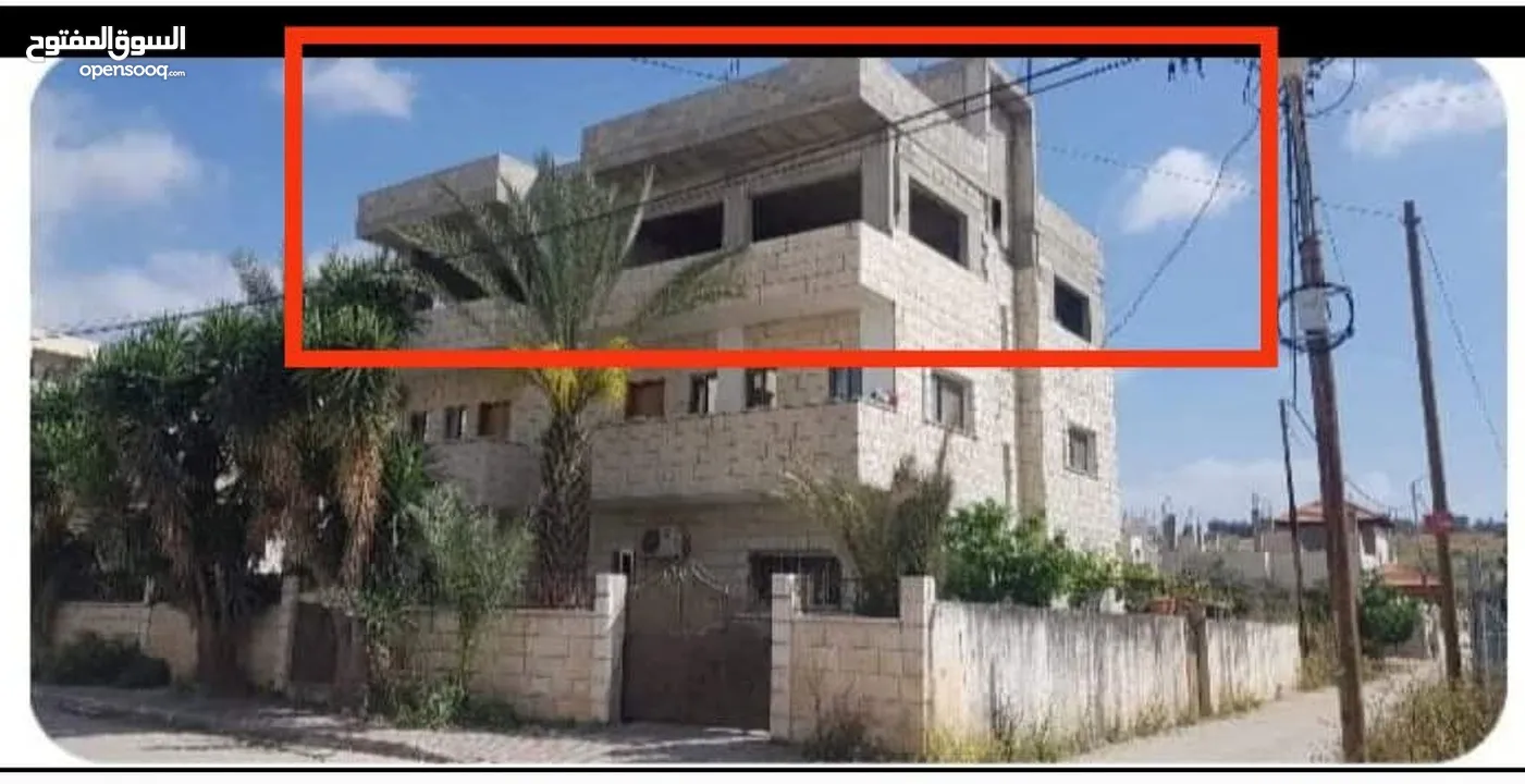 شقة مستقلة عظم تأسيس كهربا  وماء