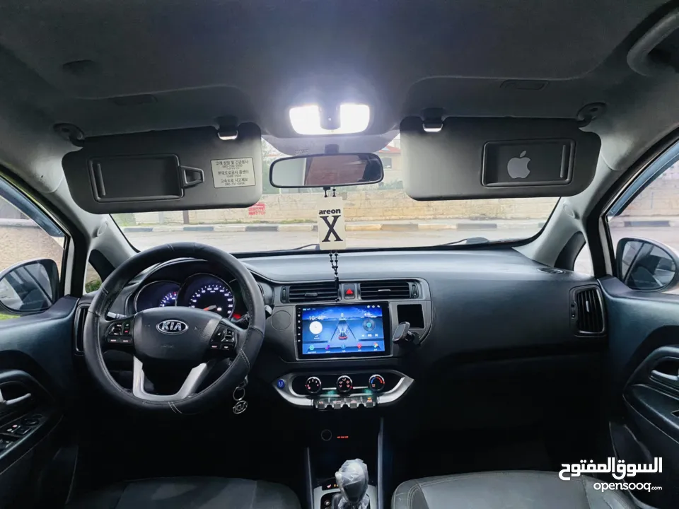 كيا برايد 2015 فل اوتماتك بحالة ممتازة جدا ترخيص وتإمين جديد شامل الله يبارك لصاحب النصيب..