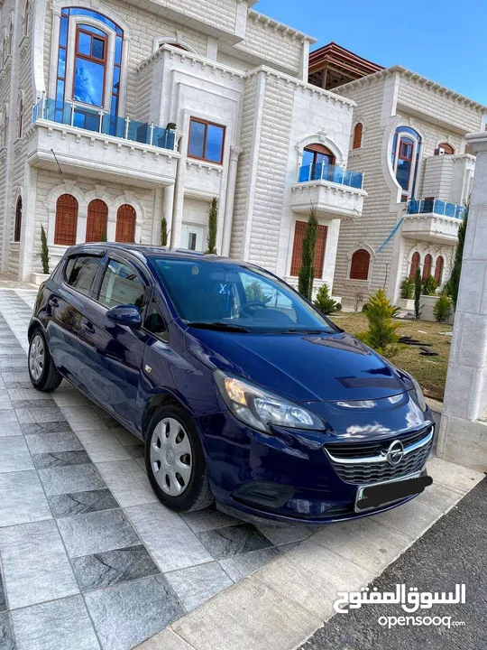 اوبل كورسا 2016 ماتور 1400 بنزين  سياره اقتصاديه خاليه من الضربات
