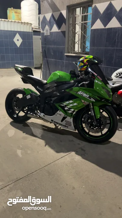 Kawasaki zx6r (stage 2)  2011للبيع