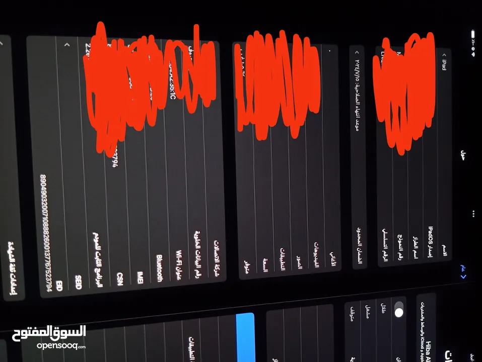 iPad Pro‏ 12.9 بوصة (الجيل السادس)